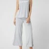 DKNY Pyjama Aus Jersey - Mittelgrau Meliert