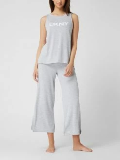 DKNY Pyjama Aus Jersey - Mittelgrau Meliert