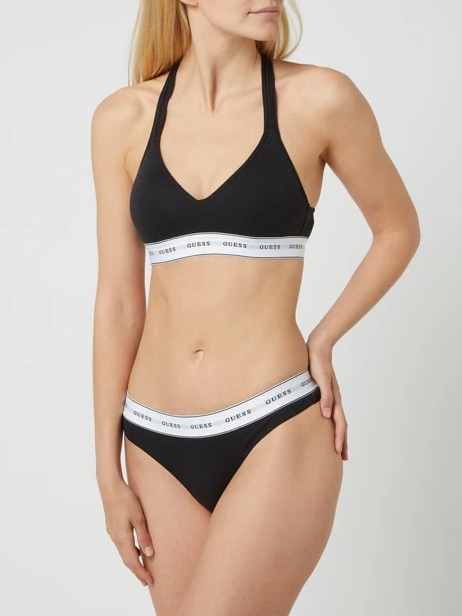 Guess Bralette Mit Wattierten Cups - Schwarz 3 Guess Bralette Mit Wattierten Cups - Schwarz
