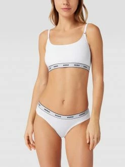 HUGO Soft-BH Mit Logo-Bund Im 2er-Pack - Weiß