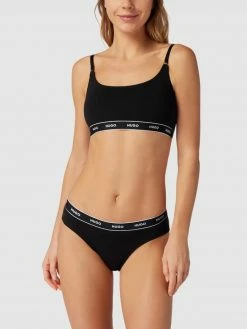 HUGO Soft-BH Mit Logo-Bund Im 2er-Pack - Schwarz