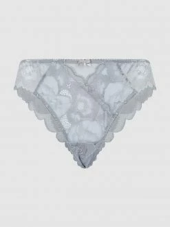 LASCANA Slip Aus Spitze - Hellgrau