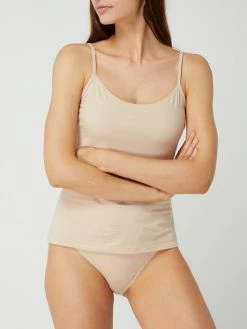 Hanro Slip Aus Merzerisierter Baumwolle Modell 'Cotton Seamless' - Beige