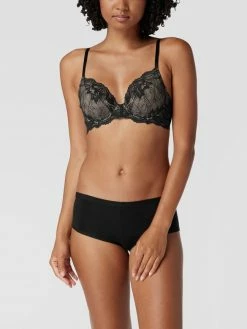 Calvin Klein Underwear Bügel-BH Aus Floraler Spitze - Schwarz