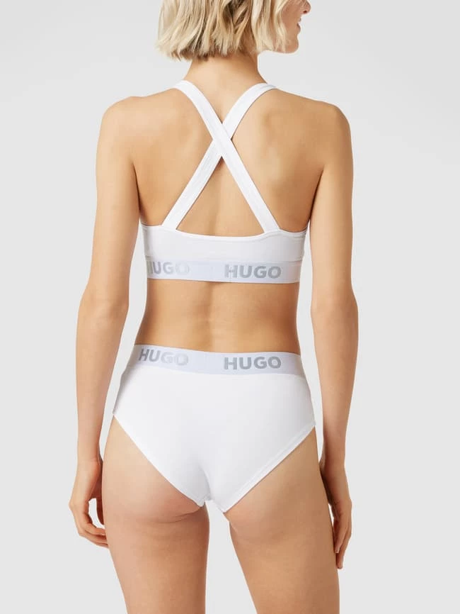 HUGO Bustier Mit Logo-Bund - Weiß 6 HUGO Bustier Mit Logo-Bund - Weiß – Bild 4