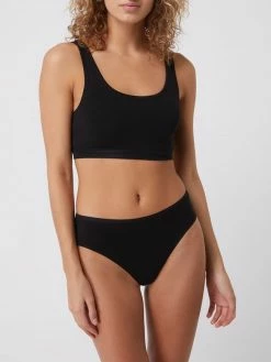 Schiesser Slip Mit Stretch-Anteil Im 3er-Pack - Schwarz