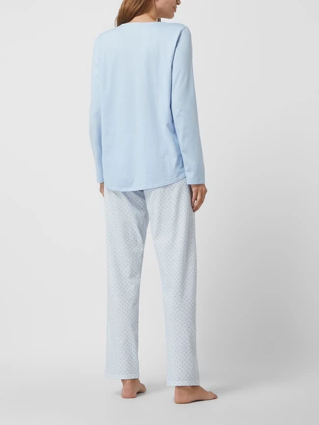 Calida Pyjama Aus Baumwolle - Hellblau 6 Calida Pyjama Aus Baumwolle - Hellblau – Bild 4