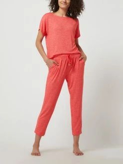 Donna Karan Pyjama-Oberteil Mit Angeschnittenen Ärmeln - Rot