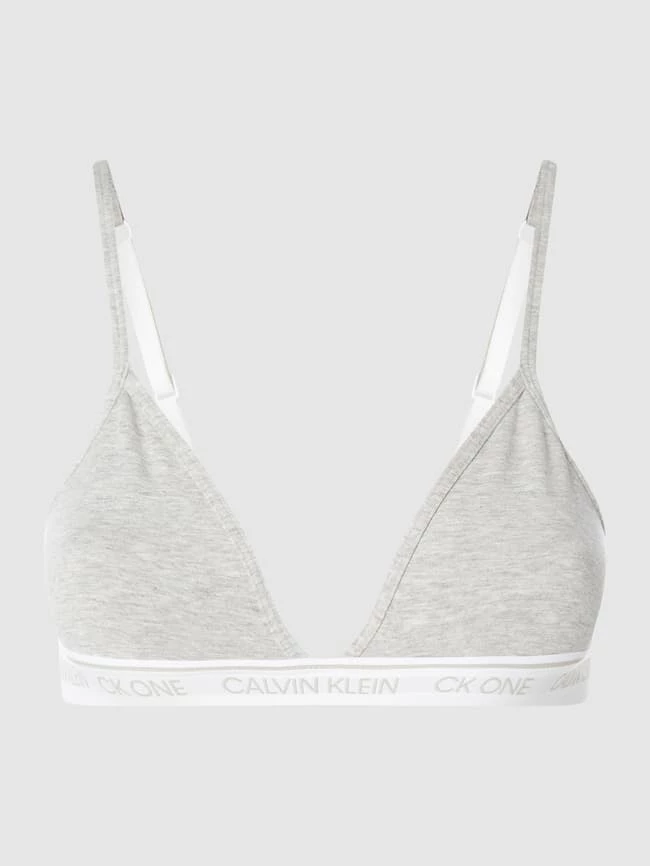CK One Triangel-BH Mit Verstellbaren Trägern - Hellgrau Meliert 4 CK One Triangel-BH Mit Verstellbaren Trägern - Hellgrau Meliert – Bild 2