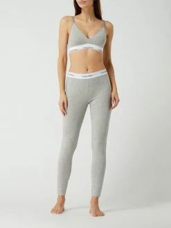 Calvin Klein Underwear Pyjama-Hose Mit Stretch-Anteil - Hellgrau Meliert