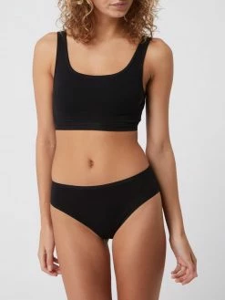 Schiesser Slip Mit Stretch-Anteil Im 3er-Pack - Schwarz